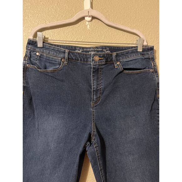 Christopher and Banks classic fit women’s jeans size 16 - Picture 2 of 7